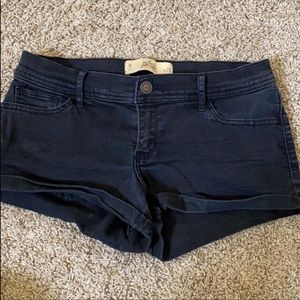 Hollister black low rise shorts